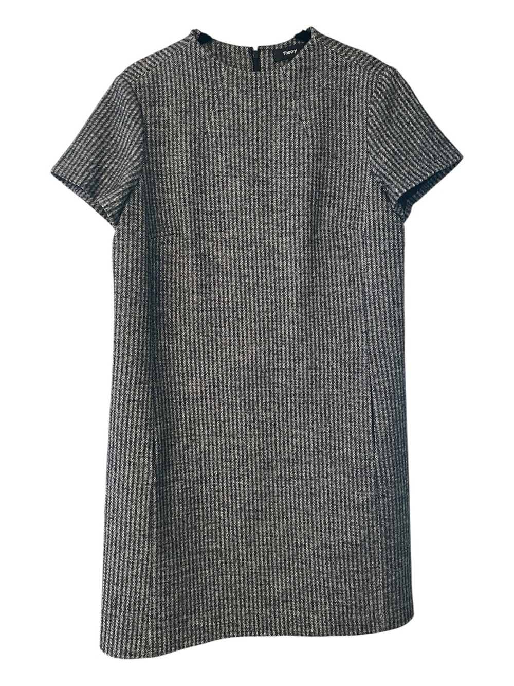 Theory Jasneah Mini Shift Dress Tweed Size 8